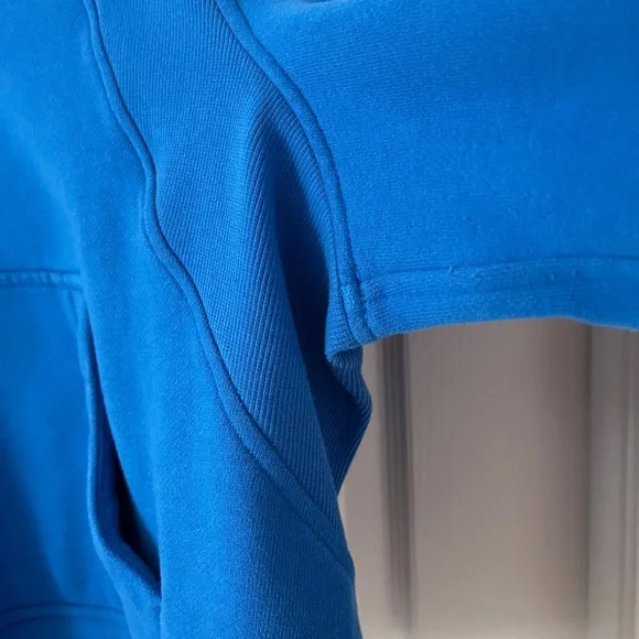 lululemon athletica Blue Half-Zip Cowl Sweatshirt - Picture 6 of 8